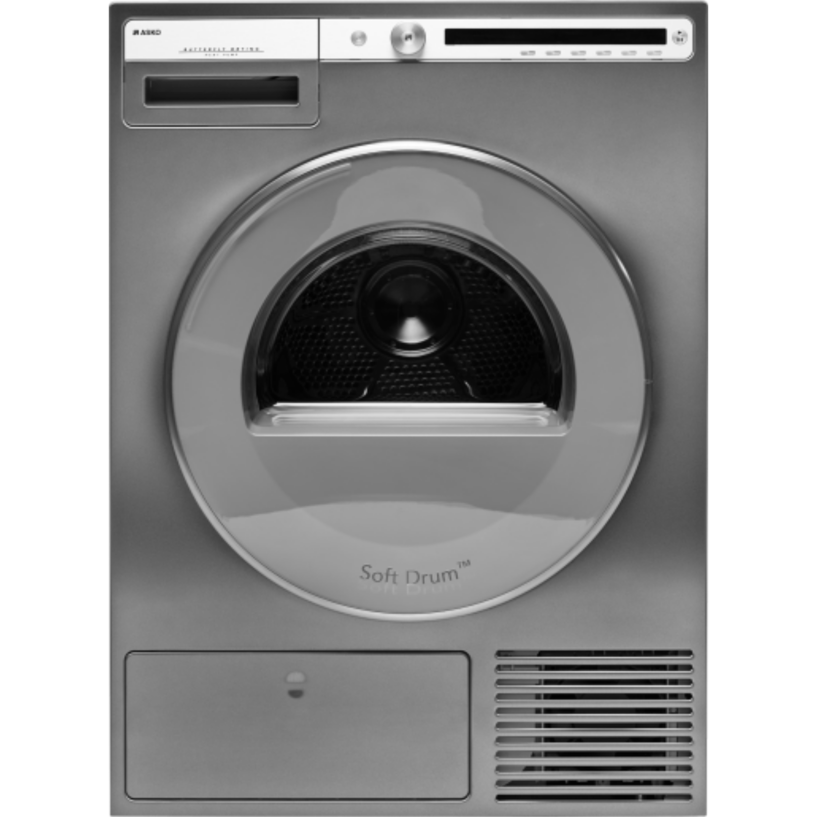 ASKO Kuivati Logic T408HD.T.P; "A+++", 8 kg, Must ekraan (LCD), Soojuspump, 14 prog, Titaan