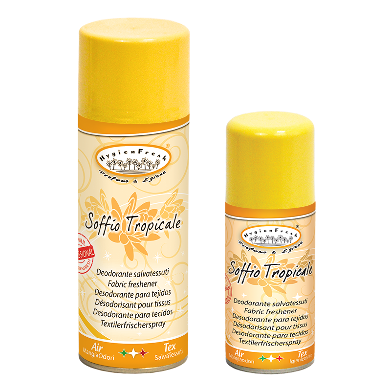 Soffio Tropicale 400 ml, kanga ja õhuvärskendaja (Troopiline puuviljalõhn)